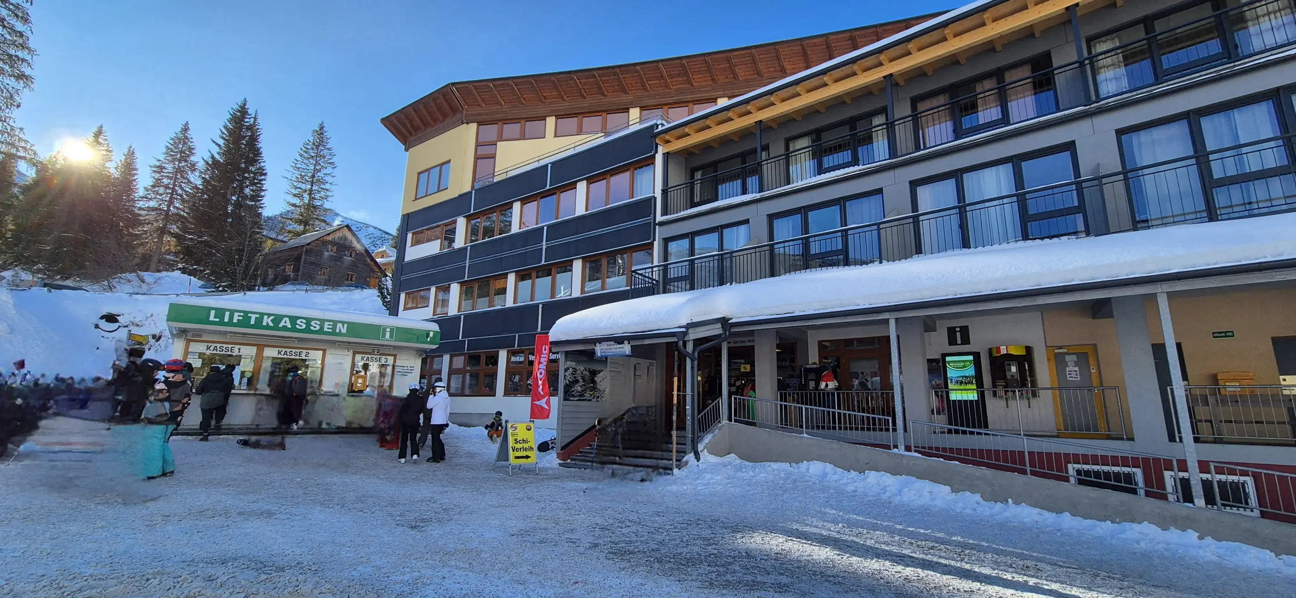 Sport Scherz auf der Planneralm
