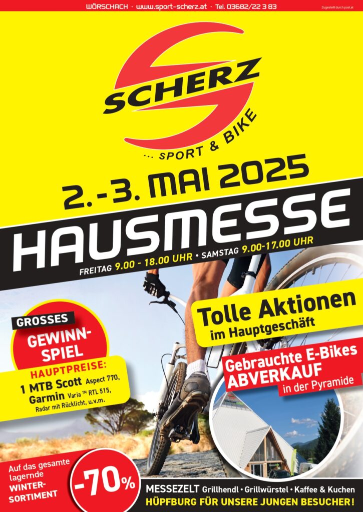 Hausmesse Flugblatt Frühjahr 2025